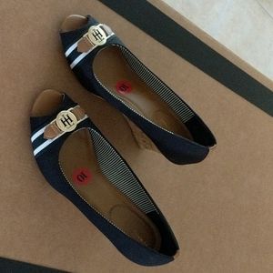 Tommy Hilfiger women's 10 cork wedge heel